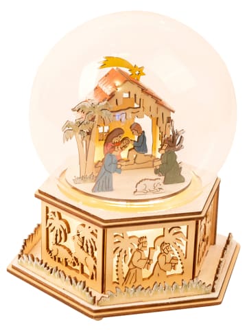 small foot Kula świetlna w kolorze jasnobrązowym