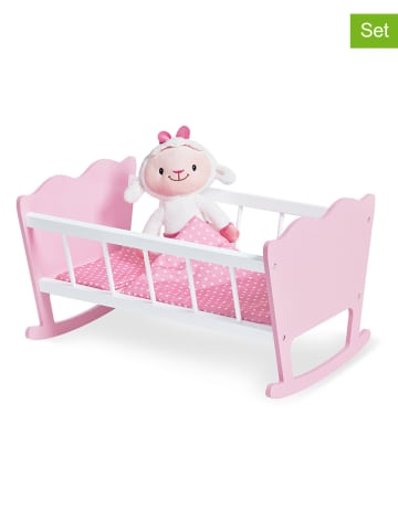 Pinolino 4tlg. Puppenwiege "Jasmin" - ab 2 Jahren