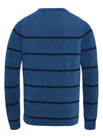 CAST IRON Pullover in Blau/ Schwarz