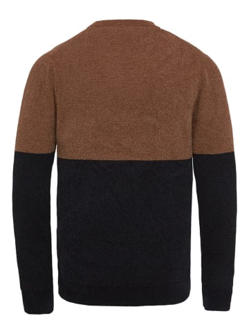 CAST IRON Sweter w kolorze brązowo-czarnym