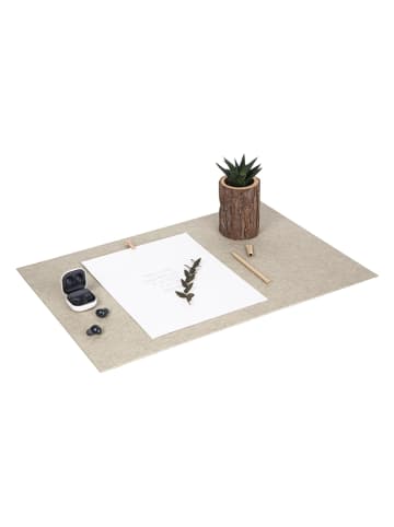 BigsoBox Bureaumat "Annie" beige - (B)59 x (H)0,50 x (D)39 cm