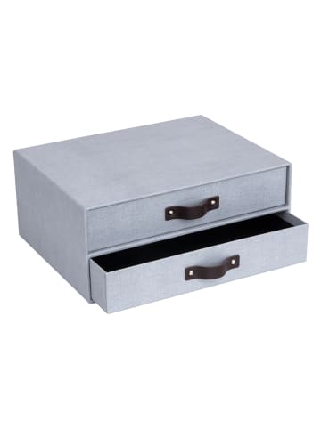 BigsoBox Schubladenbox "Birger" in Hellgrau - DIN A4