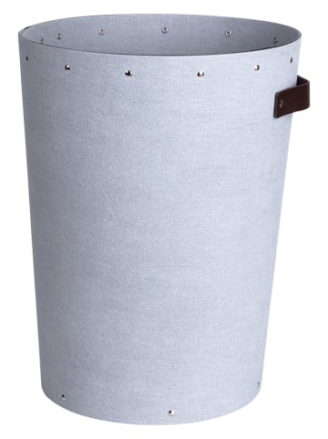 BigsoBox Papiermand "Aries" lichtgrijs - (H)35 cm