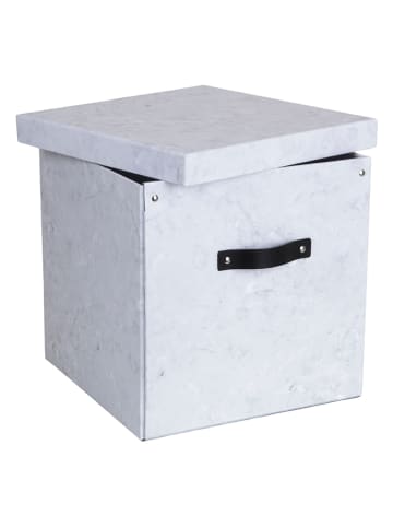 BigsoBox Aufbewahrungsbox "Logan" in Grau - (B)31,5 x (H)31 x (T)31,5