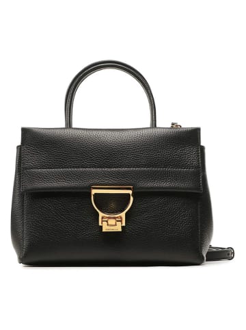 COCCINELLE Leren handtas zwart - (B)21 x (H)16 x (D)12 cm