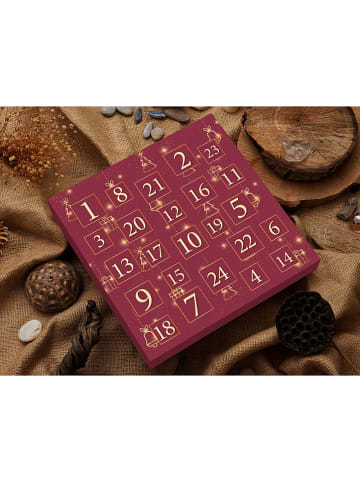 Heliophilia Kalendarz adwentowy w kolorze bordowym z biżuterią