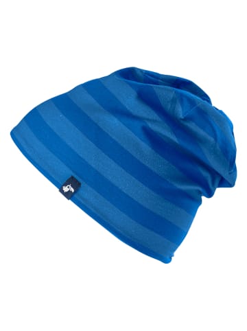 JAKO-O Dwustronna czapka beanie w kolorze niebieskim