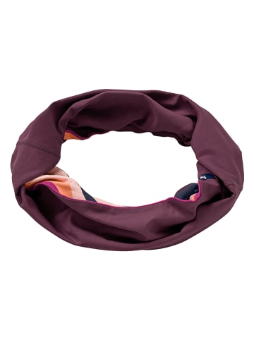 JAKO-O Dwustronny szal-koło w kolorze fioletowym ze wzorem