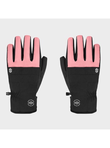 Siroko Functionele handschoenen "Voss" zwart/lichtroze