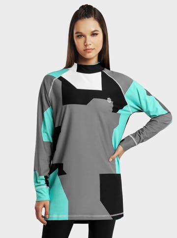 Siroko Functioneel onderhemd "Slush" turquoise/grijs