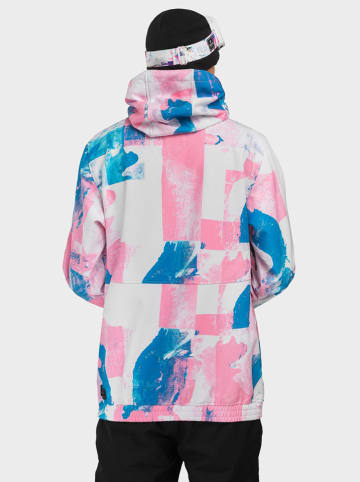 Siroko Softshell-ski-/snowboardjas "Holi" lichtroze/blauw