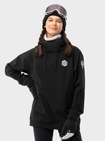 Siroko Softshell-ski-/snowboardjas "Skywalk" zwart