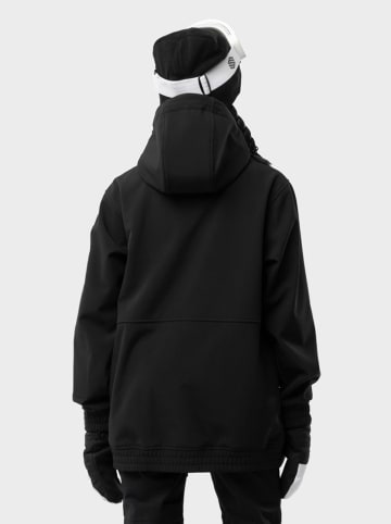 Siroko Softshell-ski-/snowboardjas "Skywalk" zwart