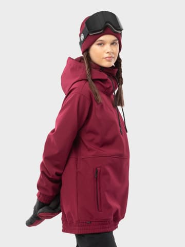 Siroko Softshell-ski-/snowboardjas "Groenland" bordeaux