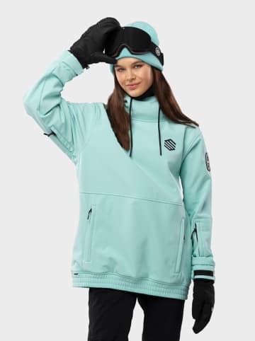 Siroko Softshell Ski-/ Snowboardjacke "Iceberg" in Türkis