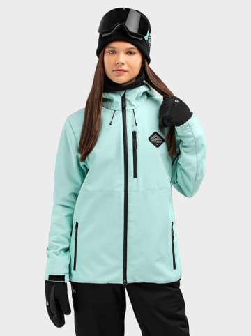 Siroko Softshell Ski-/ Snowboardjacke "Senja" in Türkis