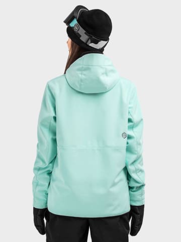 Siroko Softshell Ski-/ Snowboardjacke "Senja" in Türkis