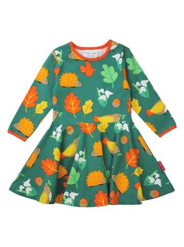 Toby Tiger Sukienka w kolorze zielono-pomarańczowym