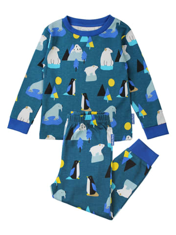 Toby Tiger Pyjama in Blau