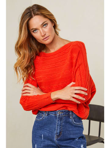 Plume Sweter "Aimar" w kolorze pomarańczowym