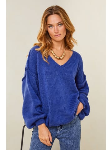 Plume Sweter "Dagan" w kolorze niebieskim