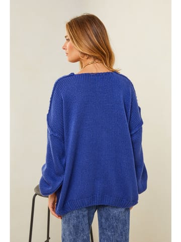 Plume Sweter "Dagan" w kolorze niebieskim