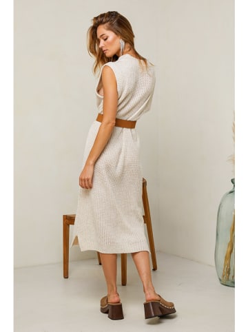Joséfine Strickkleid "Dorette" in Beige