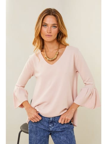 Plume Sweter "Fanie" w kolorze jasnoróżowym