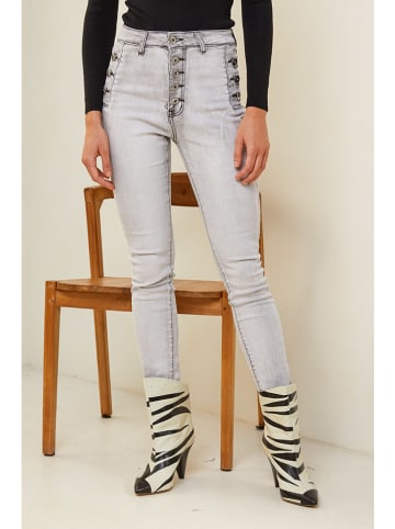 Plume Jeans "Gigi" - Slim fit - in Grau