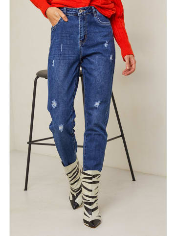 Plume Spijkerbroek "Hilly" - tapered fit - blauw