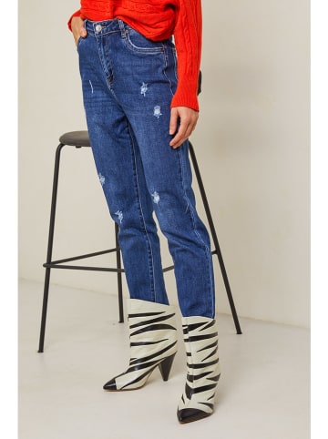 Plume Spijkerbroek "Hilly" - tapered fit - blauw