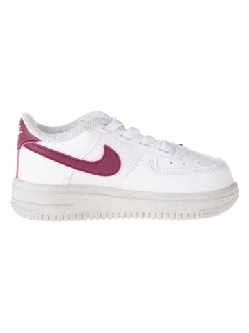 Nike Leder-Sneakers "Force 1 Crater" in Weiß