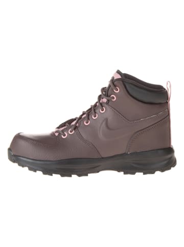 Nike Leren boots "Manoa" auberginekleurig