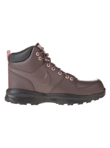 Nike Leren boots "Manoa" auberginekleurig