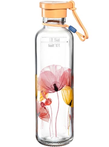 LEONARDO Trinkflasche in Transparent/ Apricot - 0,5 l