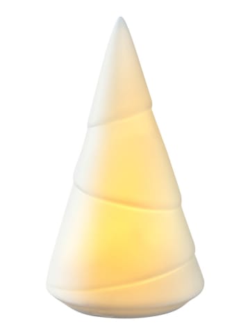 LEONARDO LED-Dekoobjekt in Weiß - (B)10,6 x (H)19,5 x (T)16,6 cm