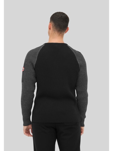 Bench Sweter "Hadlow" w kolorze szaro-czarnym