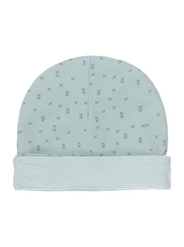 Dirkje Omkeerbare muts turquoise