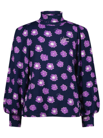Vingino Bluse "Jilly" in Dunkelblau/ Lila