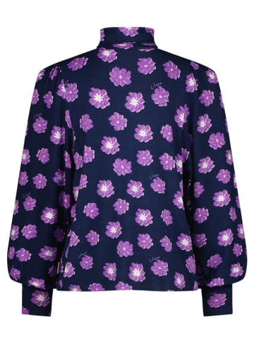 Vingino Bluse "Jilly" in Dunkelblau/ Lila