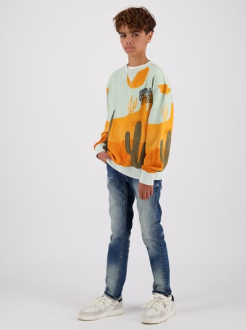 Vingino Sweatshirt in Beige/ Orange