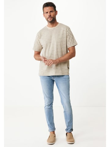 Mexx Shirt in beige/ blauw