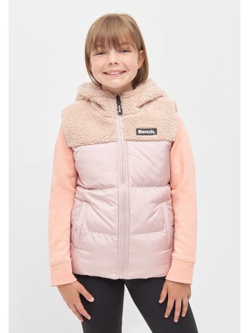 Bench Doorgestikte bodywarmer "Presley" lichtroze