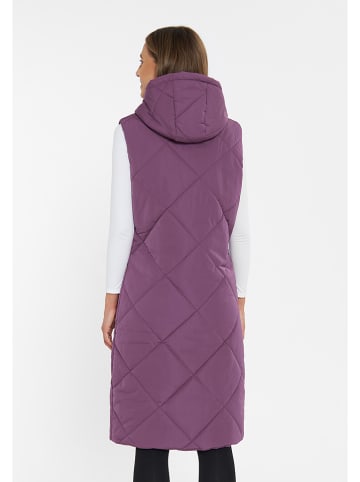 Bench Doorgestikte bodywarmer "Nakiyah" paars