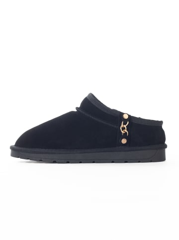 NICEBAY Leder-Winterboots "Gichala" in Schwarz