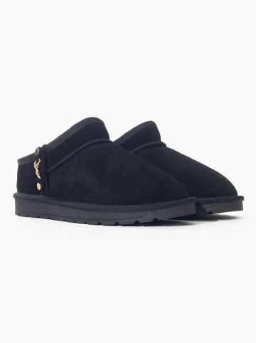 NICEBAY Leren winterboots "Gichala" zwart