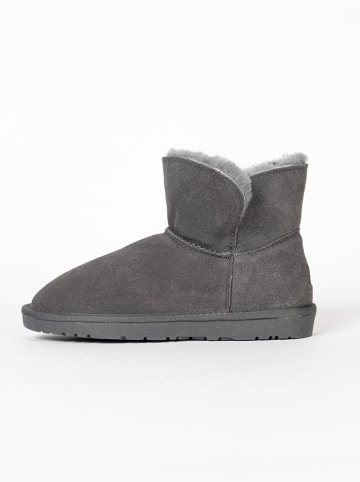 NICEBAY Leren winterboots "Warren" grijs