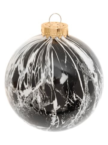 Krebs Glas Lauscha Kerstbal zwart - Ø 10 cm