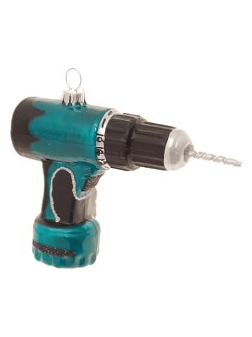 Krebs Glas Lauscha Kerstornament blauw - (L)12 cm