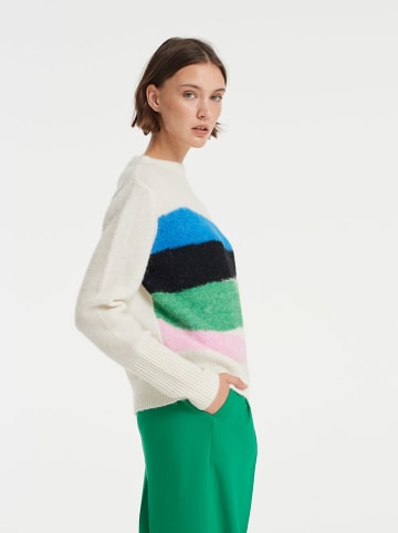 OPUS Sweter "Polora" w kolorze kremowym